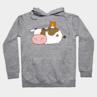 Cow and Hamster Hoodie